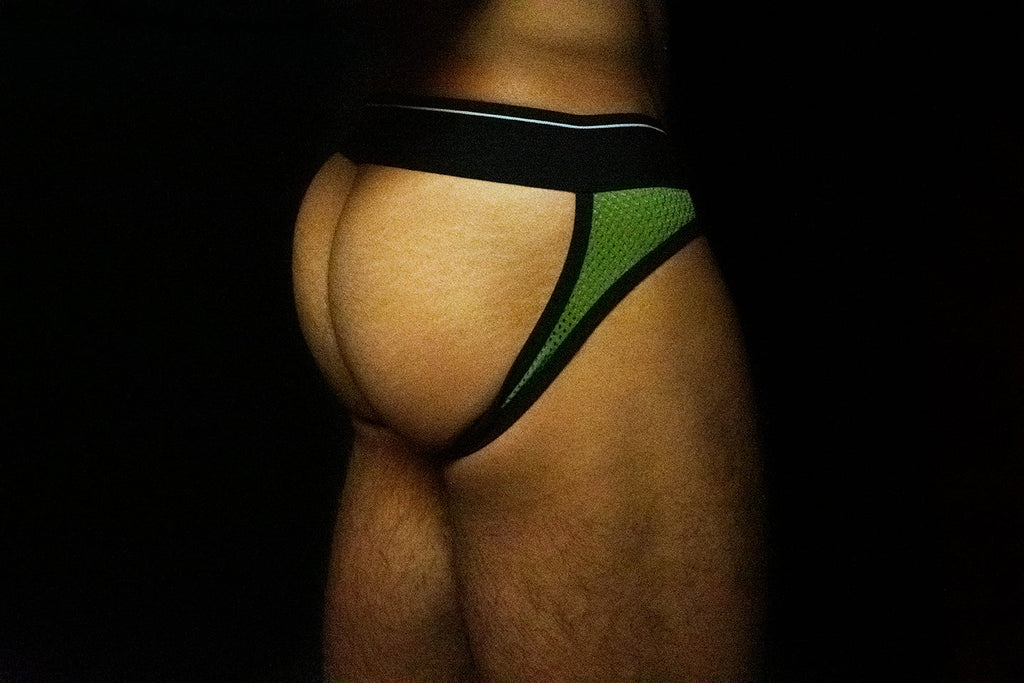 Dirt Squirrel Army Green Mesh Jock