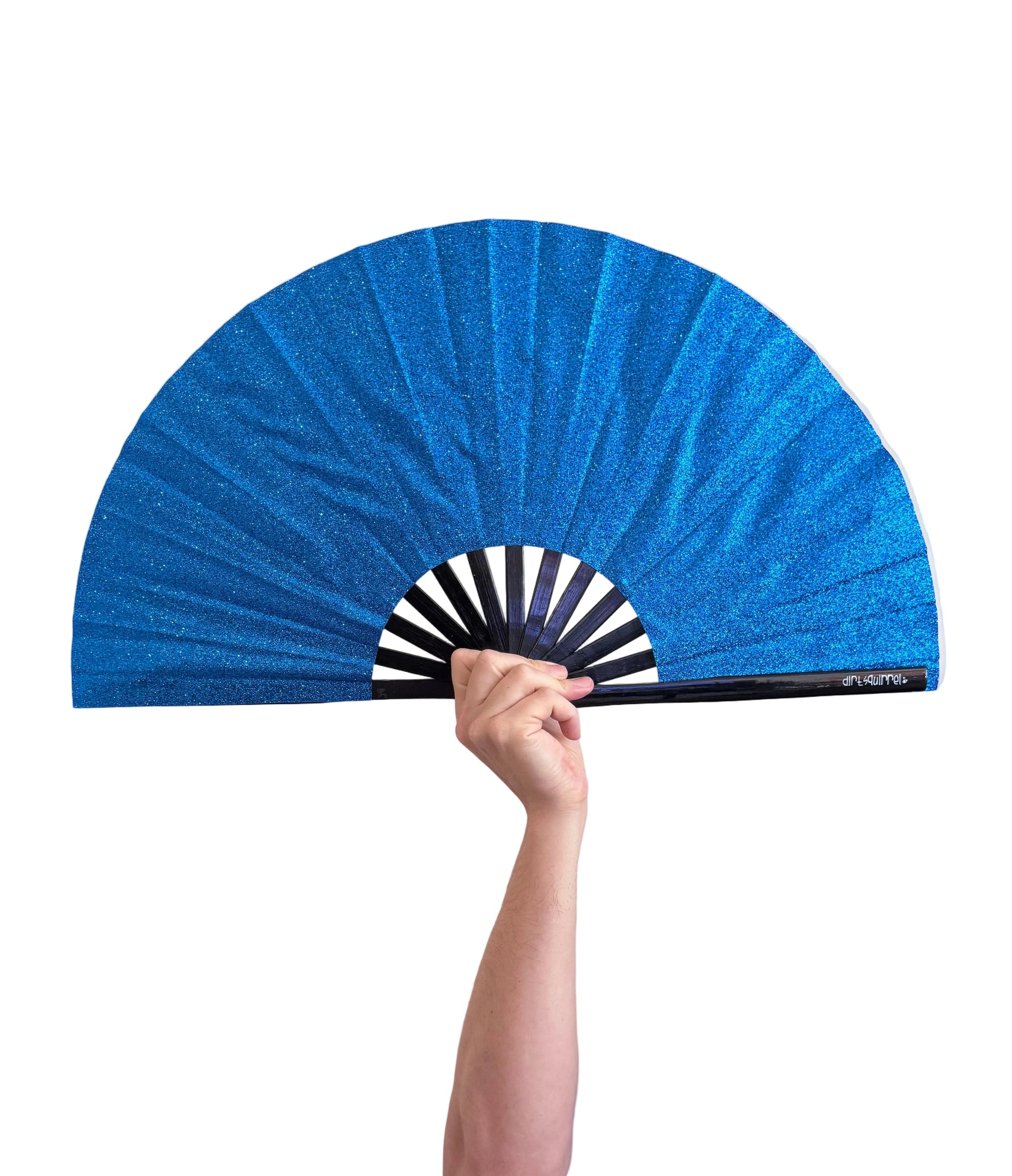 Blue Glitter Fan