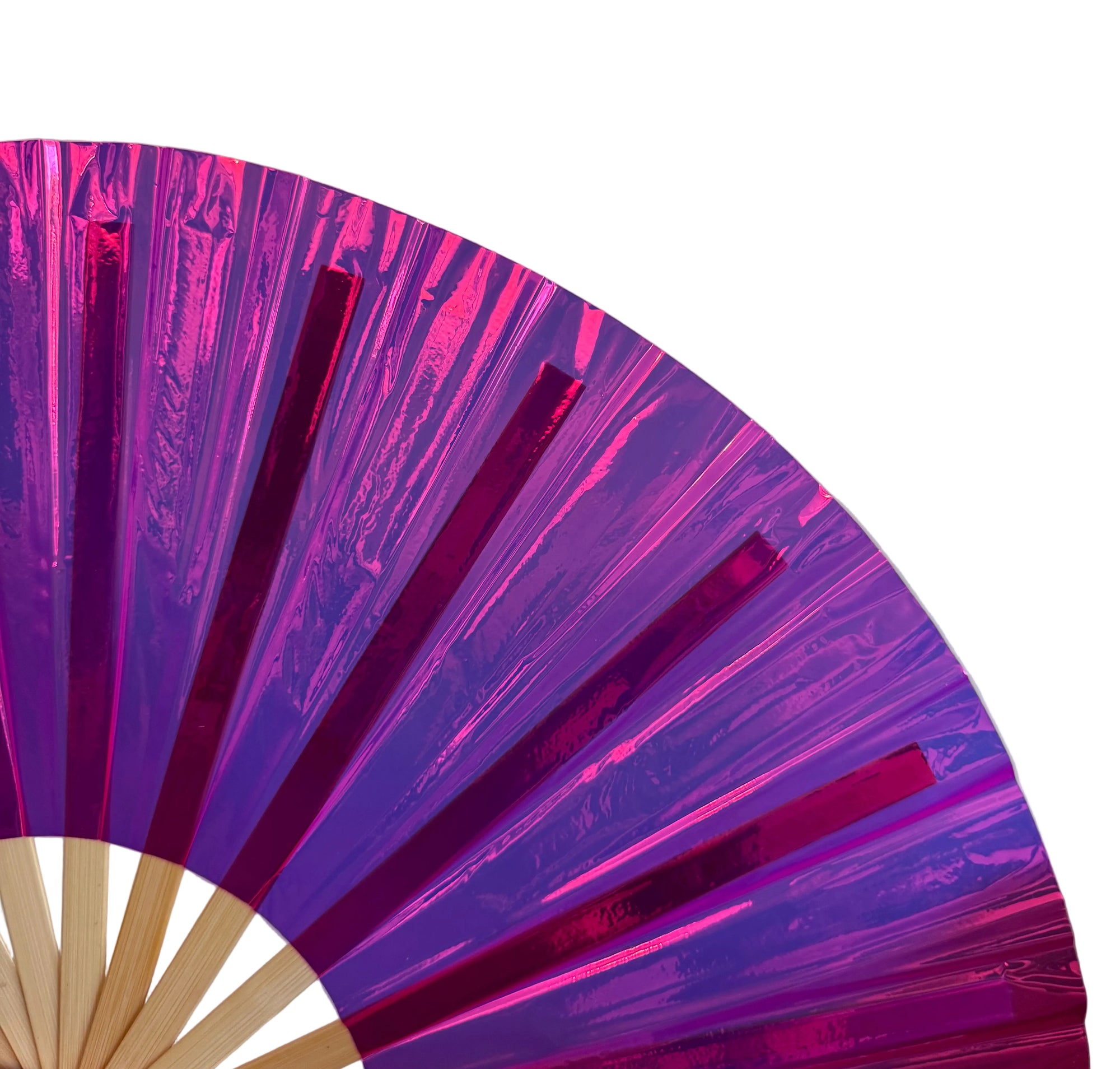Fuchsia Queen Vinyl Fan (Holographic)
