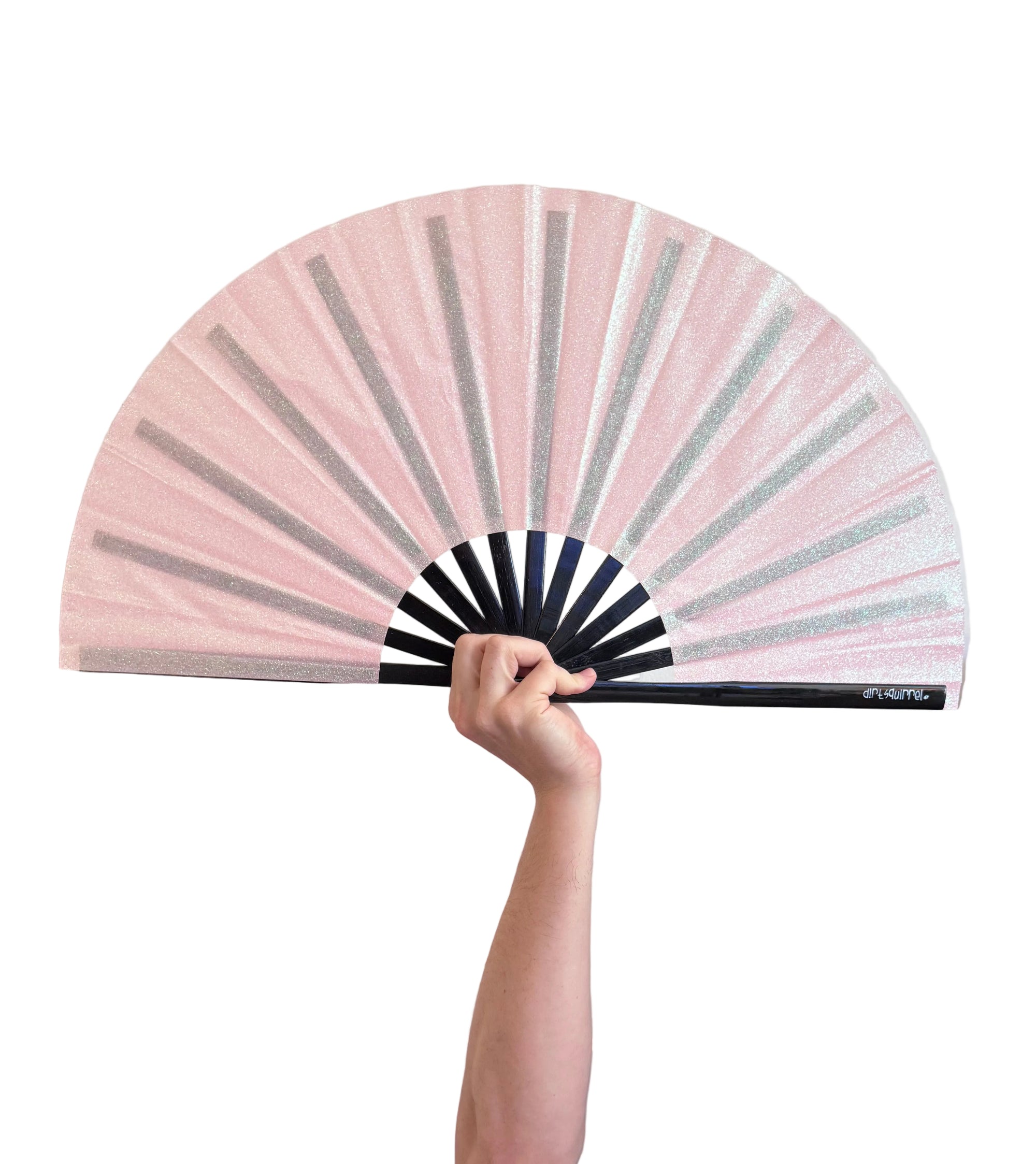 Light Pink Glitter Fan