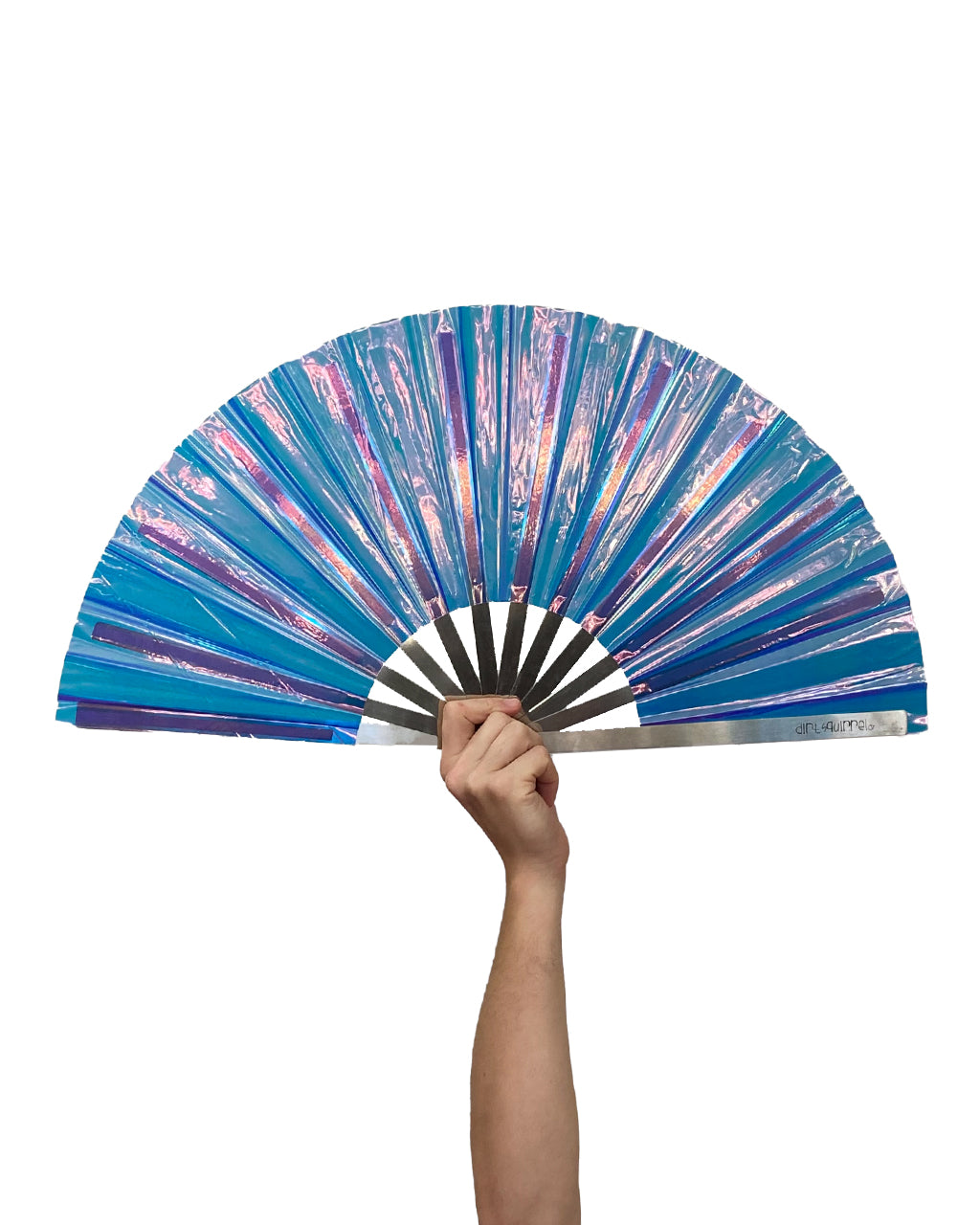 Metal Blue Diamond Fan (Holographic)