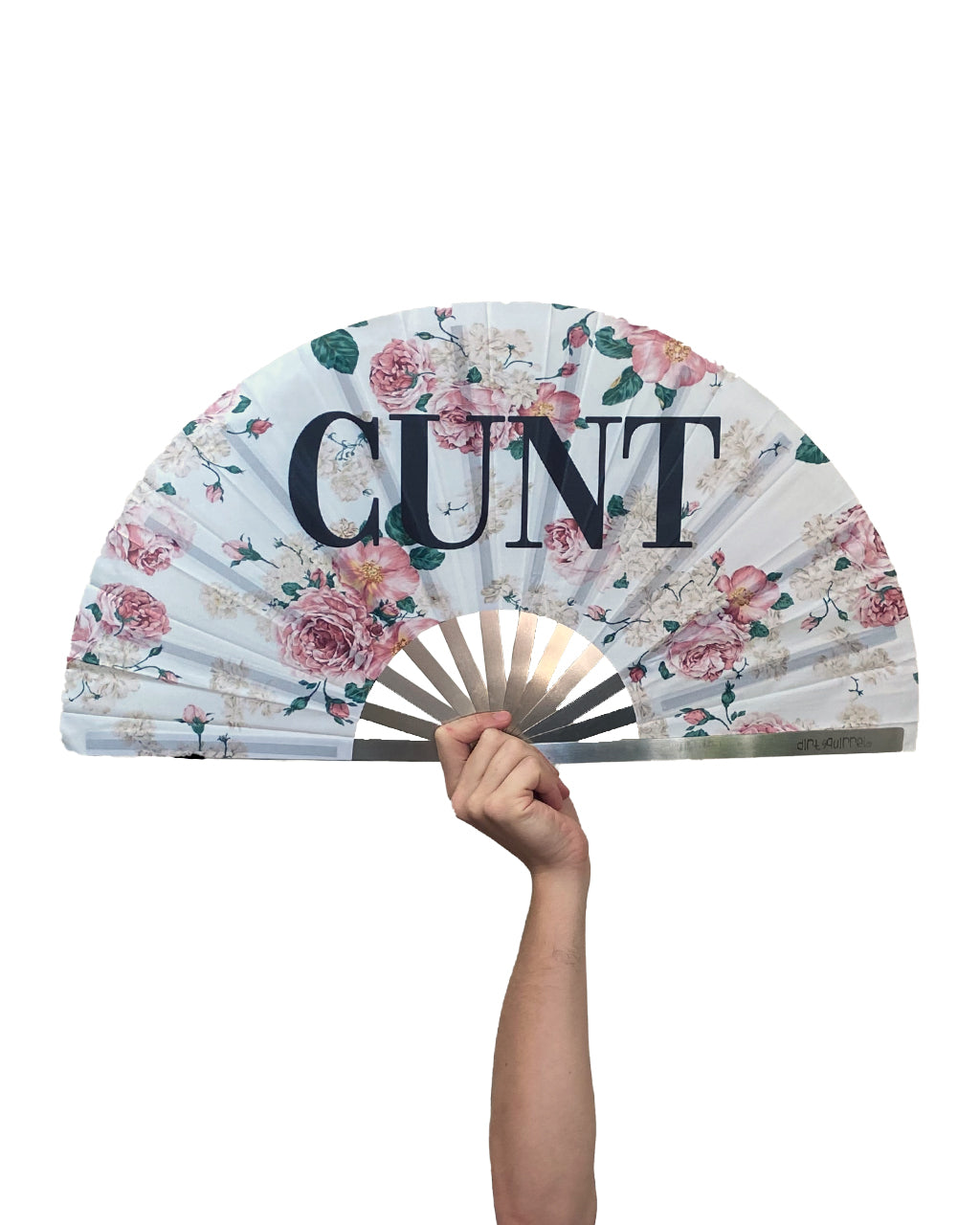 Metal Floral Cunt Fan