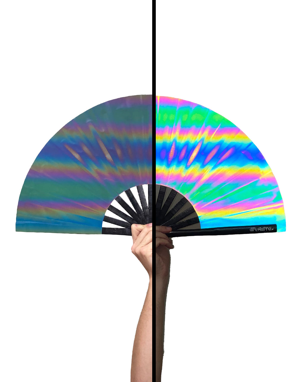 Reflective Rainbow Fan