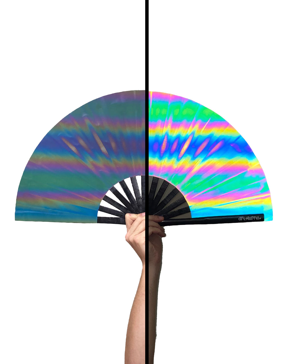 Refel Fan Reflective Rainbow Fan