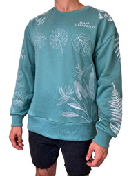 Dirt Squirrel Botany Embroidered Sweater