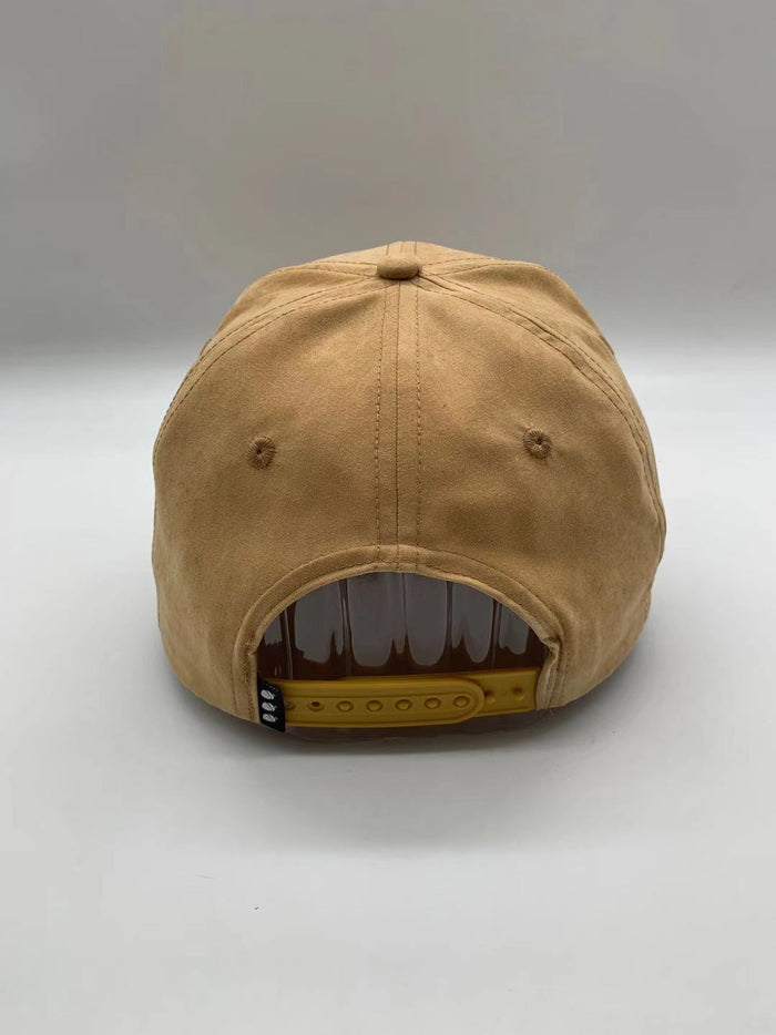 Camel Suede Dirt Squirrel SnapBack Back