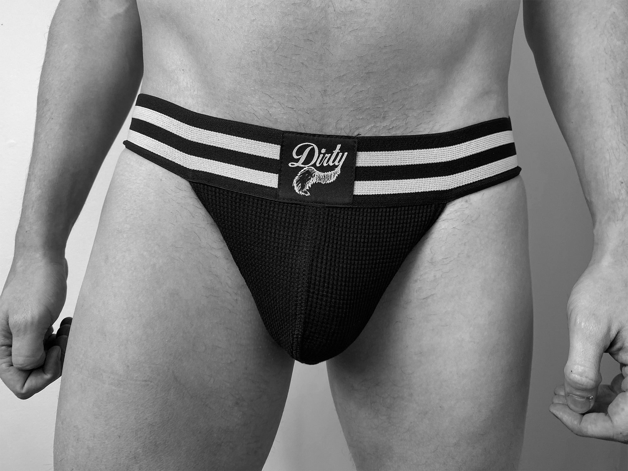 Pouched Athletic Waffle Jock Strap