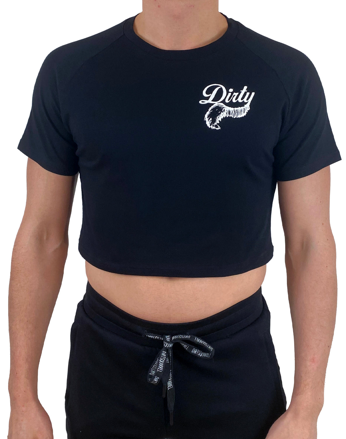 Dirty Crop Top - Small Logo