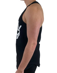 Dirt Squirrel Black Dirty Tank Big Logo Side