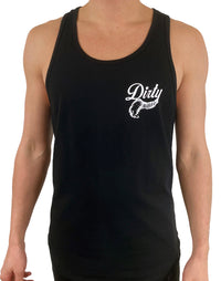 Dirt Squirrel Black Dirty Tank Little Logo