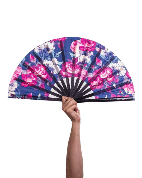 Dark Floral Fan