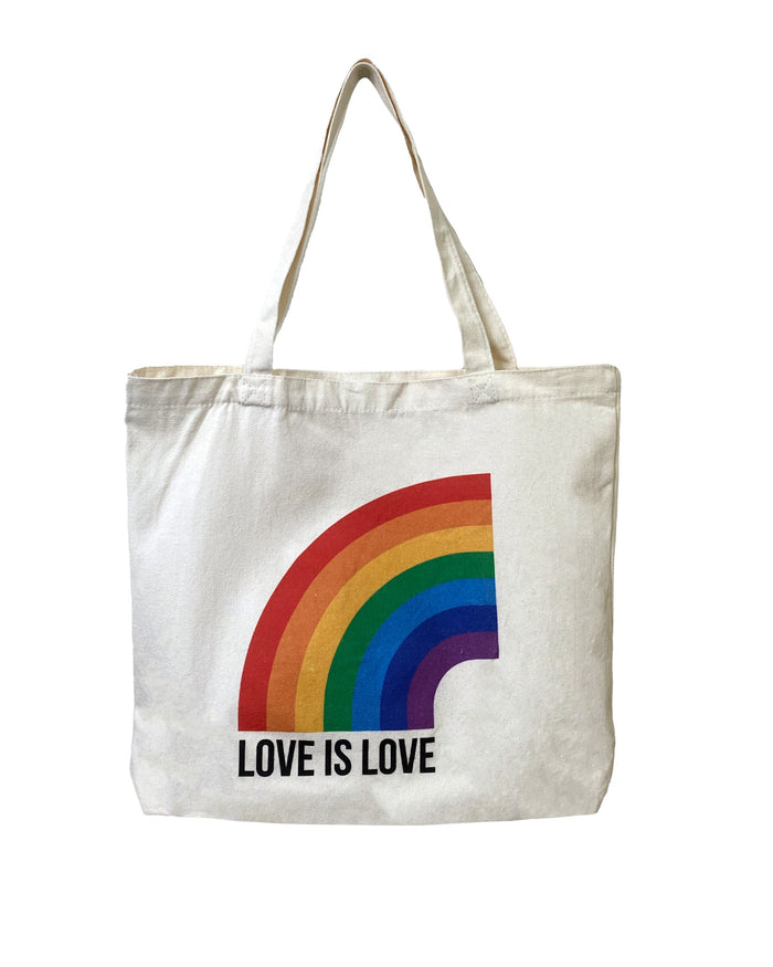 Dirt Squirrel Love Is Love Tote Bag