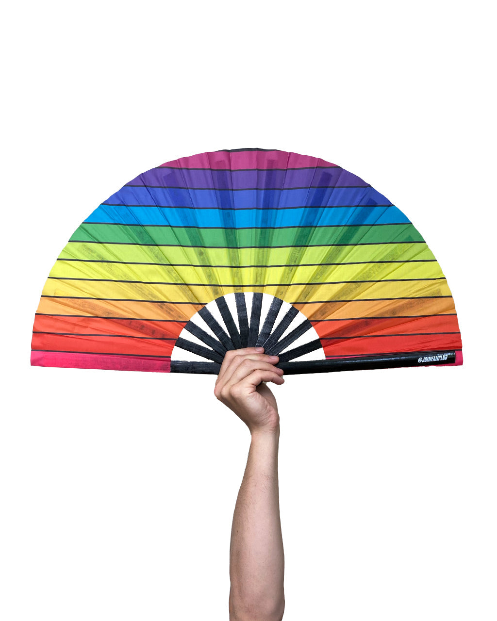 Fan Club Rainbow Flag Fan