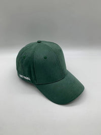 Forest Green Suede Dirt Squirrel Snapback Front