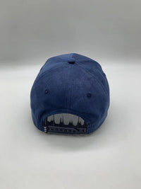 Navy Blue Suede Dirt Squirrel Snapback Back