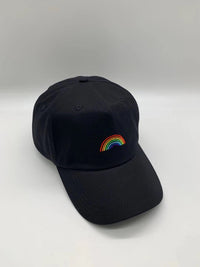 Rainbow Dirt Squirrel Dad Hat Front